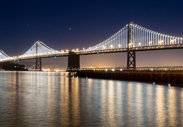 El Puente de San Francisco mantendrá sus luces programadas por computadoras